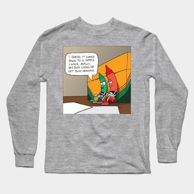 The Shawshank Coloration Long Sleeve T-Shirt by Robert Schrooten